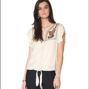 Double D Ranchwear Prairie Flower Top